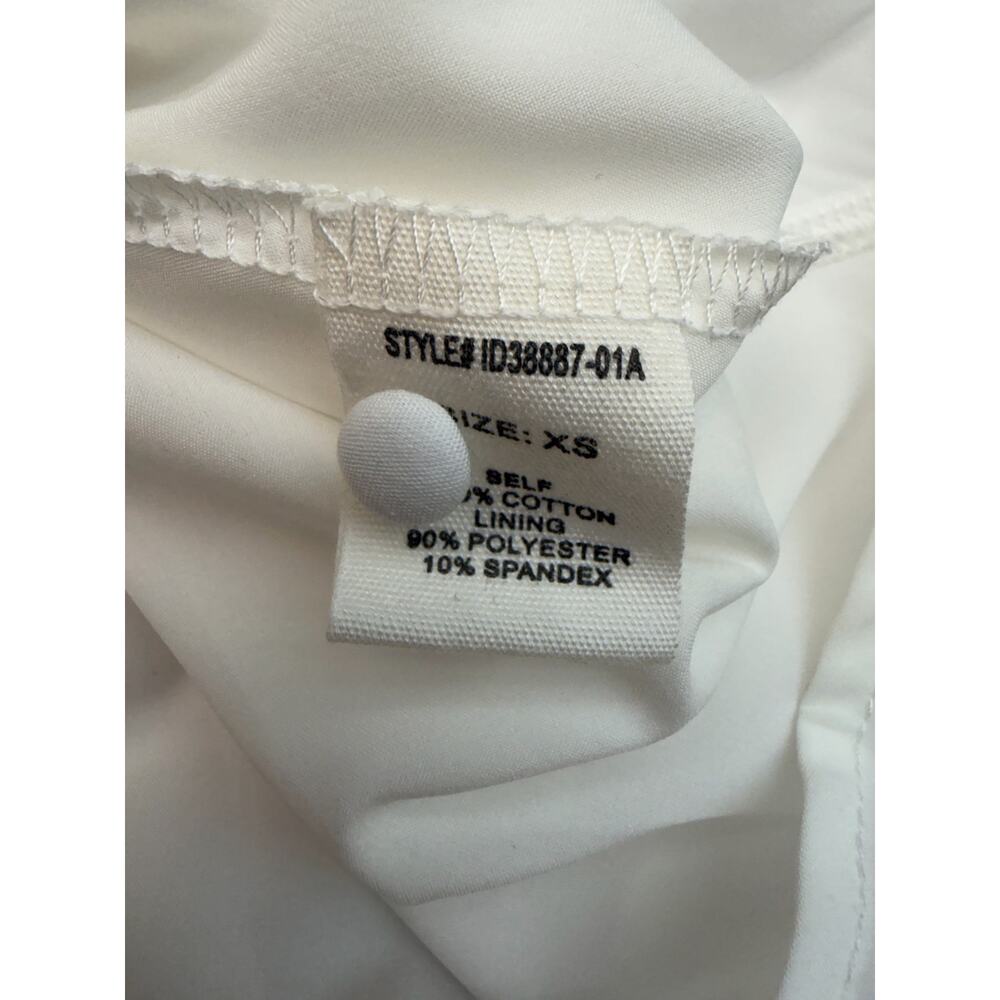 Altar'd State Miya White Puff Sleeve Mini Dress Cotton Size Extra Small NWT - Picture 8 of 9